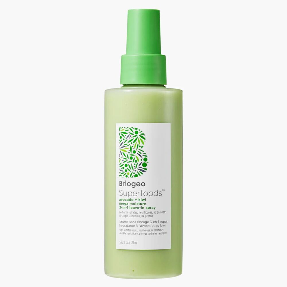 NEW Briogeo Avocado + Kiwi Mega Moisture Leave-in Conditioner Spray